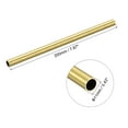 thumbnail image 2 of Uxcell Brass Tubing Seamless Straight Pipe Tube 11mm x 1mm x 200mm, 2 of 5