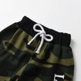 thumbnail image 6 of Newborn Baby Boy Clothes Letter Long Sleeve Romper + Pants + Hat 3PCS Outfits Set Green 0-3 Months, 6 of 6