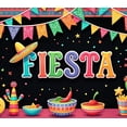 thumbnail image 4 of Colorful Design Fiesta Banner Sombrero Fiesta Party Cactus Fiesta for Mexican Celebration Festive Event Indoor Decor Party Backdrop, 4 of 8