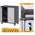 thumbnail image 6 of GANGMEI Metal Rolling Tool Chest，Solid Garage Storage Cabinet with Wheels, Two Door Mobile Cabinet for Garage, Toolhouse，Assembly Required, 6 of 9
