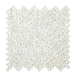 Art3d Rectangle White & Brown with Seams 12 in. x 12 in. Mother of Peral Tile (6-Pack) Art3d Rectangle White & Brown with Seams 12 in. x 12 in. Mother of Peral Tile (6-Pack)