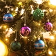 thumbnail image 5 of Valery Madelyn 24ct 2.36" Christmas Ball Ornaments, Peacock Green Purple Blue Hanging Tree Ornaments for Holiday Decor, 5 of 7