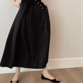 thumbnail image 3 of Primavera Verano 2024 Nueva Moda Femenina Recomendada BI Entrada Universal Amigable Falda de Arco de Longitud Media Lo que Usas Se Ve Bien, 3 of 5
