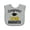 AC-Heather Grey, variant on Inktastic Congrats My Dad Graduated with Cap Boys or Girls Baby Bib