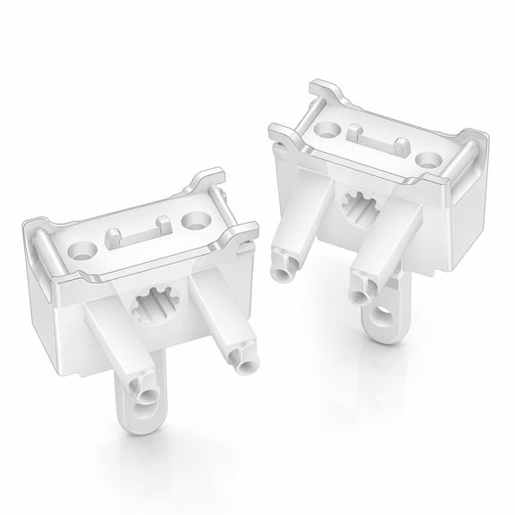 BlinkLLX Vertical Blind Wand Control Replacement Parts Standard Easy Installation White 2 Pcs 1.85" x 1.57"