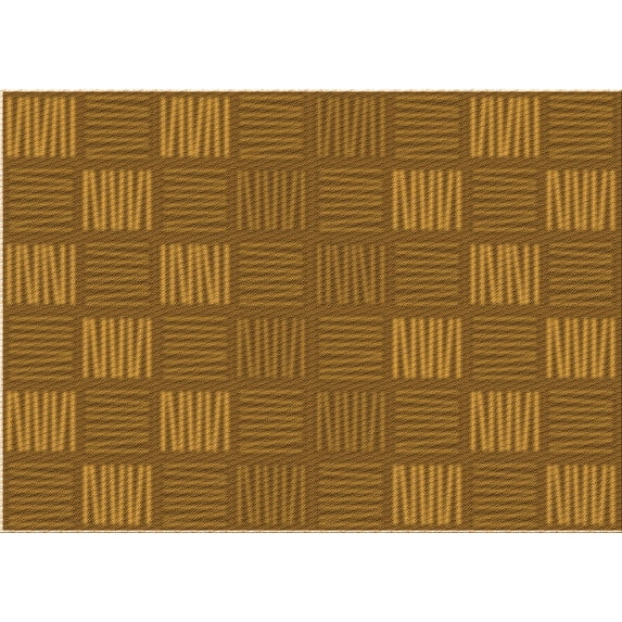 Ahgly Company Indoor Rectangle Patterned Saddle Brown Area Rugs, 5' x 8'