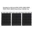 thumbnail image 3 of Motor Heatsink, Black Motor Cooling Heat Sink Replacemet 3Pcs  For 1/28 RC Car, 3 of 8