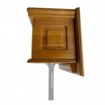 thumbnail image 6 of Renovators Supply Light Oak Wooden Raised High Tank Pull Chain Toilet Part Tank w/Screws, 6 of 6