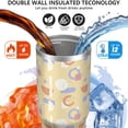 thumbnail image 3 of Modern 30oz Handheld Travel Tumbler with Handle – Double Wall Stainless Steel Insulated Cup, Flip Straw Lid, Leak-Proof & BPA-Free for Hot and Cold Drinks – Durable Coffee & Juice Mug White, 3 of 7