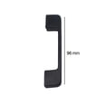 thumbnail image 1 of Tirador de armario moderno Tirador de armario liso para decoración del hogar (negro 96 mm) Sywqhk Para estrenar, 1 of 2