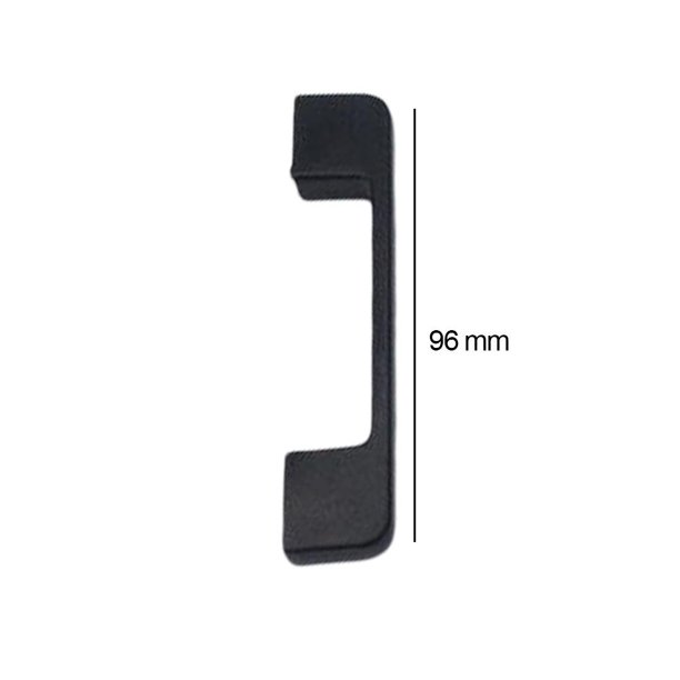 Tirador de armario moderno Tirador de armario liso para decoración del hogar (negro 96 mm) Sywqhk Para estrenar