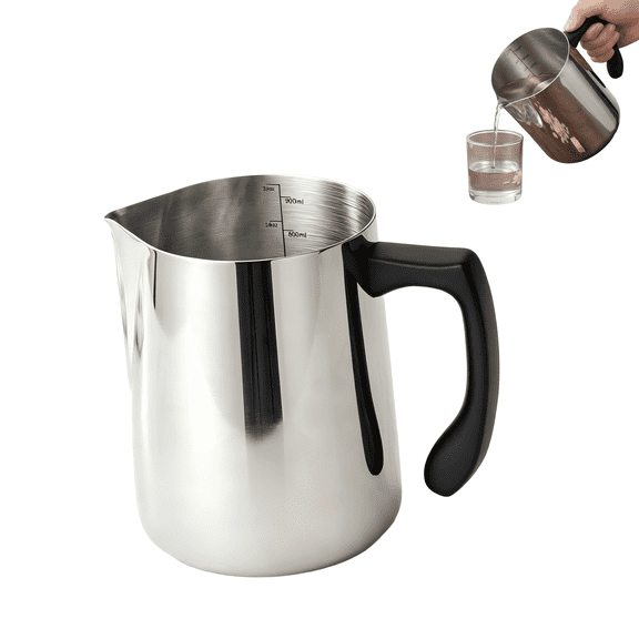 Stainless Steel Candle Making Pouring Pot - 32 oz Wax Melting Pitcher with Heat-Resistant Handle and Dripless Spout