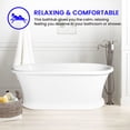 thumbnail image 6 of Vanity Art 61" x 31" Solid Surface Resin Stone Freestanding Bathtub, 6 of 7