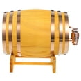thumbnail image 2 of Pungan Wooden Barrels 1 set of Wooden Beer Wine Wine Holder Beer Storage Bucket for Party,7.48"X7.09"X5.51", 2 of 10