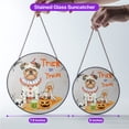 thumbnail image 5 of Trick or Treat Brussels Griffon Funny Mummy Cosplay Pumpkin Candy Basket Stained Glass Suncatcher Griff Dog Lover Window Hanging Sign Decor - 12016, 5 of 5