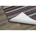 thumbnail image 5 of Mainstays Carnival Stripe Polypropylene Assorted Multi Colors Indoor Area Rug, 54" x 72", 5 of 5