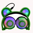 thumbnail image 4 of Auricular Wireless Plegable de Juego Auriculares de Oído Cable USB Com Luces de Alta Calidad Herramientas verde, 4 of 8