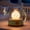 White Noise Smiley Lamp, variant on Cute Smiley Night Light with White Noise, Vintage Flickering Flame Lamp, USB Rechargeable Dimmable Sleep Timer, Cozy Lamp Sleep Aid Sound Machine for Bedroom