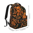 thumbnail image 2 of Zufioo Daisies Print Casual Student Backpack, Adjustable Shoulder Straps Multi-Function Multi-Pocket Sports Bag Travel Backpack, Unisex-One Size, 2 of 5