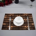 thumbnail image 2 of MKHERT Vintage Bookshelf Placemats Table Mats for Dining Room Kitchen Table Decoration 12x18 inch,Set of 4, 2 of 4