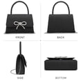 thumbnail image 3 of Bolso de noche Dasein para mujer, bolso de fiesta, monederos de boda con lazo, 3 of 6
