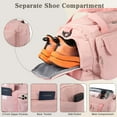 thumbnail image 3 of URSOFINE Sports Bag & Travel Bag Foldable, 30L Waterproof Gym Bag With Shoe Compartment For Women & Men, Hand Luggage Bag, Weekender Travelite For Gym Sports Training Bag Travel, 3 of 7