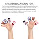 thumbnail image 4 of 10 piezas de Navidad Títeres de dedo títeres para niños títeres de mano de la mano del dedo títeres del dedo, 4 of 6