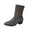Gray, variant on Women Ankle Boots Pointed Toe Slouch Boots Comfort Mid Heel Boots for Fall Winter Shopping Weekend Casual Outdoor Daily Wear