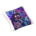 thumbnail image 2 of Fundas de almohada de terciopelo Helluva Boss, fundas de almohada decorativas suaves y acogedoras con cremallera oculta para dormitorio, sofá, sillón, funda de almohada de terciopelo, 2 of 8