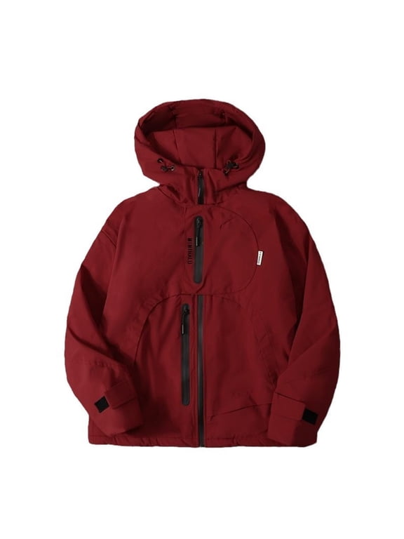 Kids Boys Hooded Softshell Windbreaker Jacket Zip Up Long Sleeve Outdoor Active Coat 15-16 Years