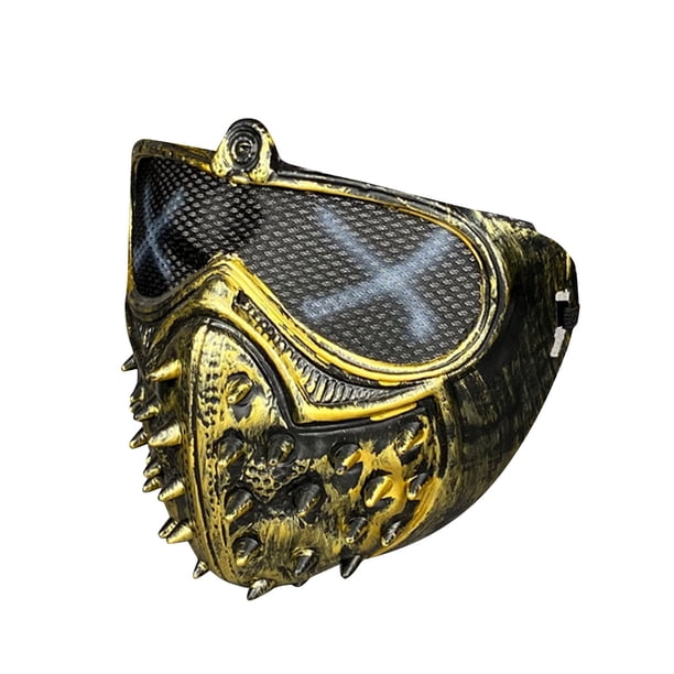 Halloween!Máscara punk Disfraz de Halloween Máscara de demonio Rivetgrim Reapermask Máscara genial
