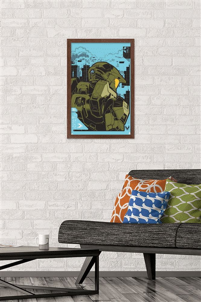 Halo Infinite - Icon Wall Poster, 14.725" x 22.375", Framed