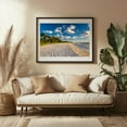thumbnail image 3 of The Heart of Naples - Naples Florida Photography Beach Ocean Coast Tropical Palm Tree Nature Landscape Black Framed Wall Art Print 16 x 24 inches, 3 of 4