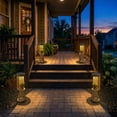 thumbnail image 3 of Cedar Hill Solar Pathway Lights 30lm Rechargeable LED Portable Double-Layer Planter Light Shelf With USB Charging Modes for Yard Path Landscape Lawn Walkway Driveway, 3 of 11