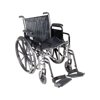 Wheelchair Econ Rem Desk Arms W/sdf Dual Axle 18