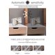 thumbnail image 4 of LED Mirror Clock Mini Digital Alarm Clock Table Clock with Snooze Function 3 Adjustable Brightness Auto-Adapt Backlight, 4 of 4