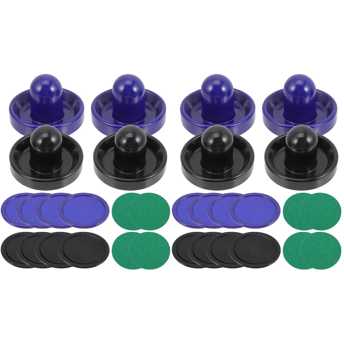 NUOLUX 2 Sets of Air Hockey Pucks Tabletop Hockey Pushers Plastic Air