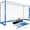 Standard Blue, variant on Portable Soccer Goal, Collapsible Soccer Goal Net Metal Base, Quick Setup Soccer Training Equipment with 1 Carry Bag, 1 Agility Ladder, 4 Ground Nails