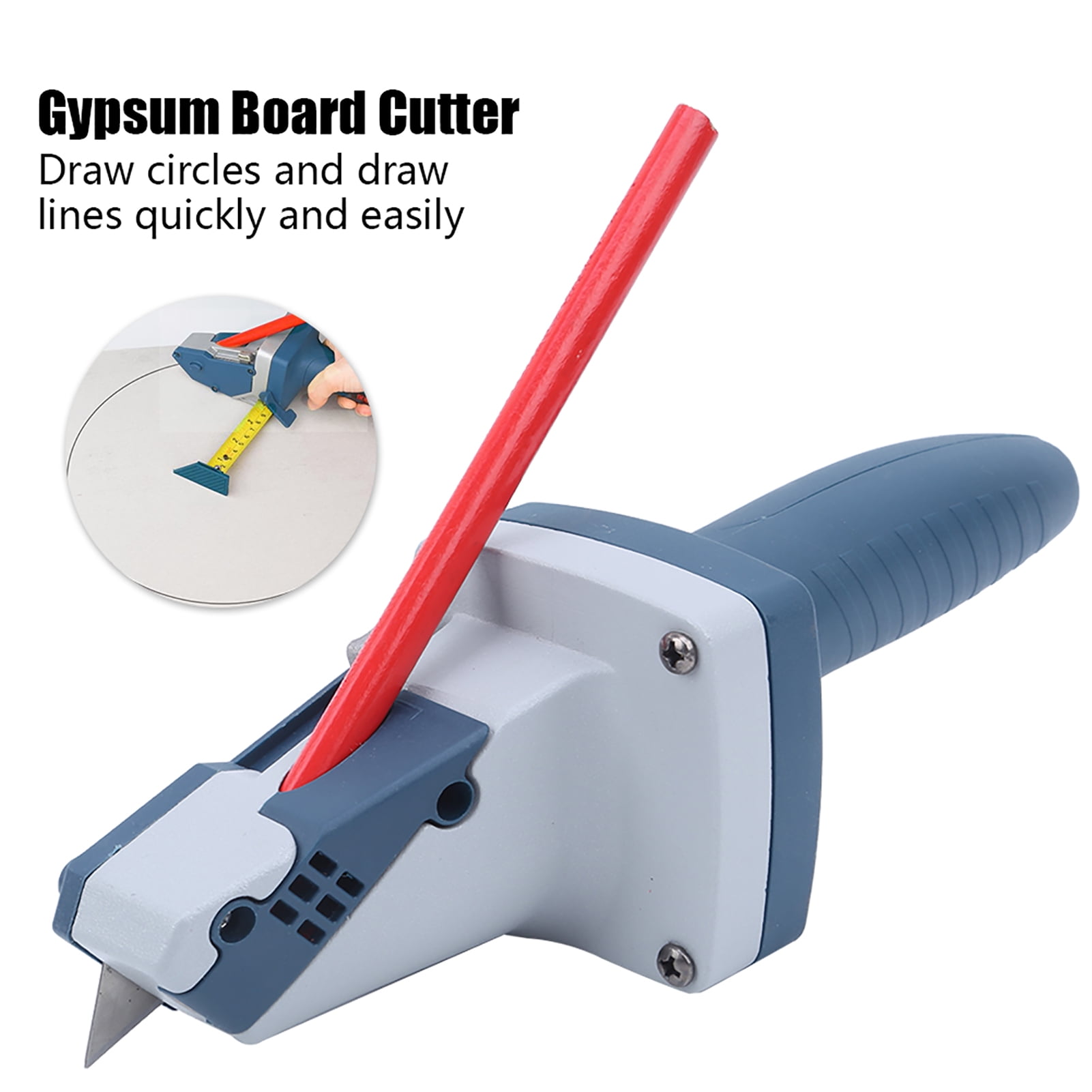 Gypsum Board Cutter MultiFunctional Manual High Accuracy Portable Hand Push Cutting Tools