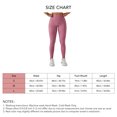 thumbnail image 5 of Pantalones de yoga para mujer, mallas de entrenamiento, cintura alta, control de barriga, sin costuras, para deportes, gimnasio, morado, M, 5 of 5