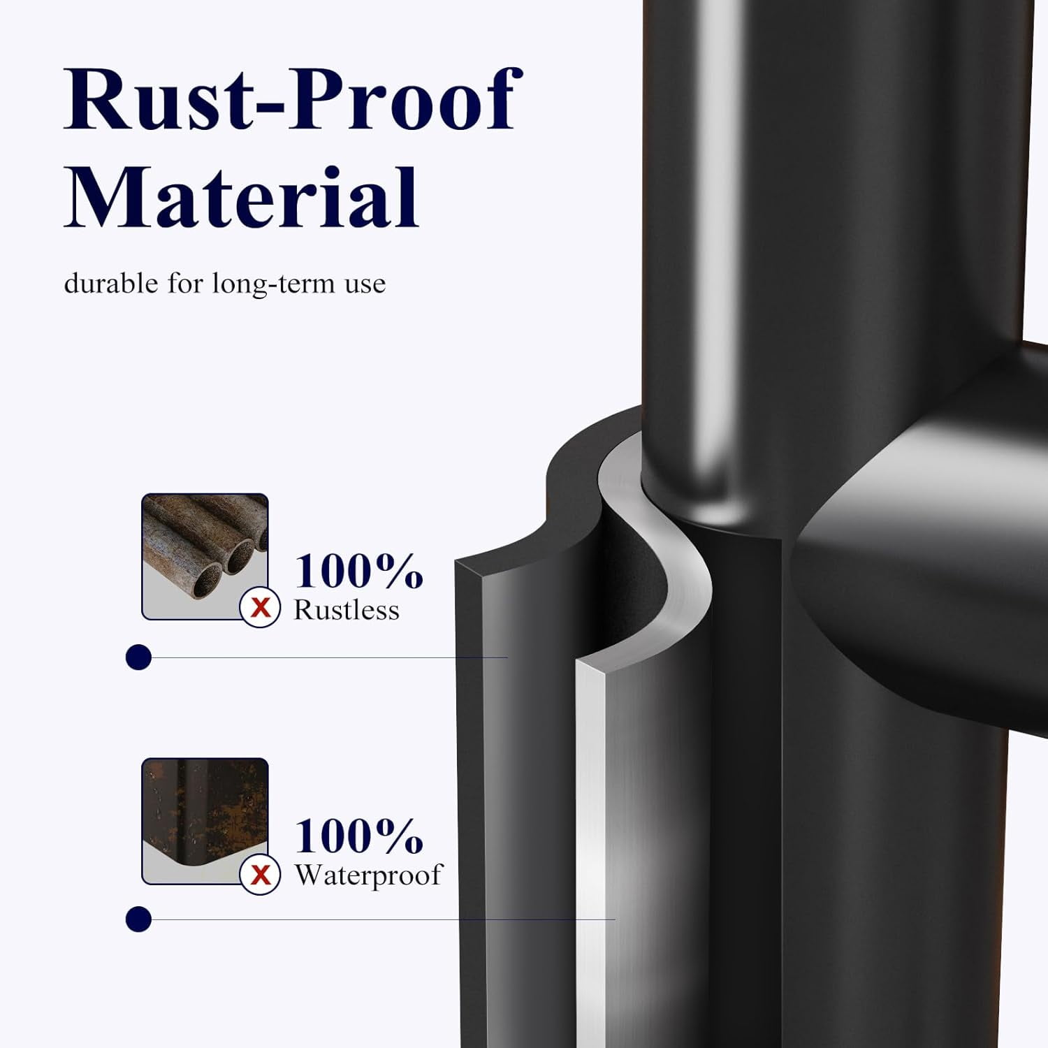 Toilet Paper Holder Free Standing – Rustproof Metal Toilet Paper Stand for 4 Rolls with Anti-Slip Base and Shelf for Phone & Small Items, Bathroom Organizers and Storage, Medium, Chrome Silver