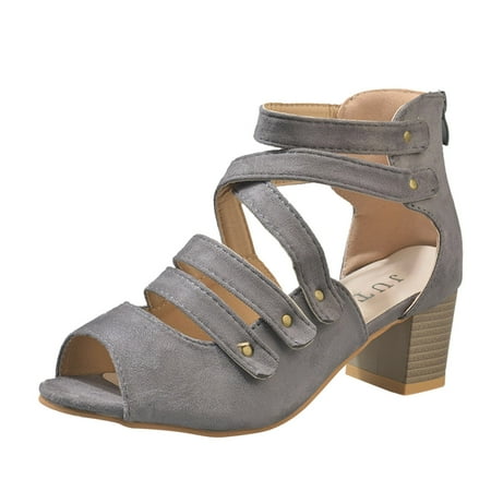 

adviiicd Outdoor Open Mouth Buckle Strap Fish Women s Pumps Heels Summer Athletic Pumps for Women Arch Support