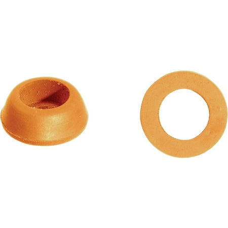 

5PK Danco 23/32 In. x 13/32 In. Orange Rubber Slip Joint Washer
