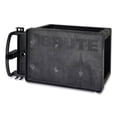 thumbnail image 6 of Rubbermaid Commercial Heavy-Duty Utility Cart with Lipped Shelves, Plastic, 2 Shelves, 500 lb Capacity, 17.13" x 38.5" x 38.88", Black, 6 of 6