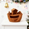 thumbnail image 4 of Maceta navideña con portavelas | Decoración navideña religiosa para mesa | Cabaña de resina y decoración para árbol de Navidad, 4 of 5