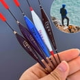thumbnail image 3 of Durable Ice Fishing Eye-catching Highly Sensitive Thick Tail Indicator Light Float Fishing Float Rock Fishing Floats Bobbers BLUE 3, 3 of 7