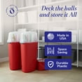 thumbnail image 5 of HOMZ 30" Vertical Gift Wrap Storage Container, Wrapping Paper Bin, 2 Pack, 5 of 10