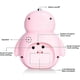 thumbnail image 2 of JUSTUP Kids Alarm Clock Cute Penguin Alarm Clock with Night Light Snooze Alarm Clock --- Pink, 2 of 5