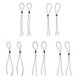 thumbnail image 3 of Babero Flexible Sunnimix 6 Piezas Cadenas de servilletas Clip Toalla de Papel, 3 of 8