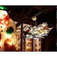 thumbnail image 4 of z LED window suction cup hanging lights Christmas decoration festive scene atmosphere lights 24*45cm, 4 of 4